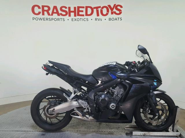 MLHRC7409E5000426 - 2014 HONDA CBR650 F BLACK photo 1