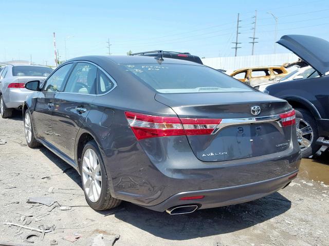 4T1BK1EB8DU012877 - 2013 TOYOTA AVALON BAS GRAY photo 3