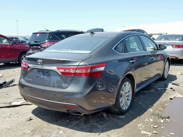 4T1BK1EB8DU012877 - 2013 TOYOTA AVALON BAS GRAY photo 4