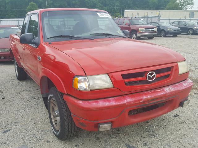 4F4YR16U52TM08284 - 2002 MAZDA B3000 CAB RED photo 1