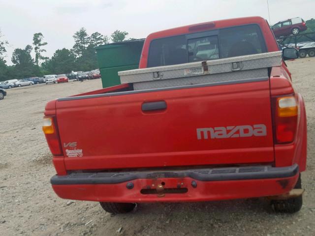 4F4YR16U52TM08284 - 2002 MAZDA B3000 CAB RED photo 6