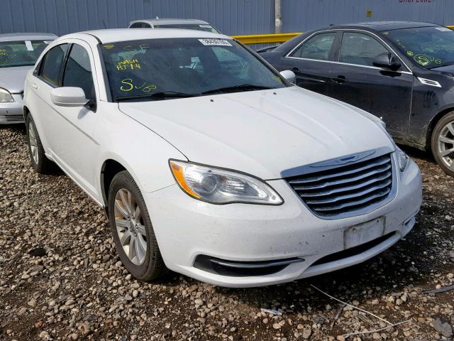 1C3CCBBB7CN125023 - 2012 CHRYSLER 200 TOURIN WHITE photo 1