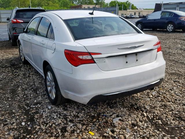 1C3CCBBB7CN125023 - 2012 CHRYSLER 200 TOURIN WHITE photo 3