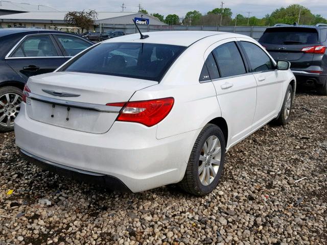 1C3CCBBB7CN125023 - 2012 CHRYSLER 200 TOURIN WHITE photo 4