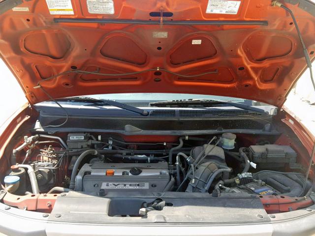 5J6YH28684L009351 - 2004 HONDA ELEMENT EX ORANGE photo 7