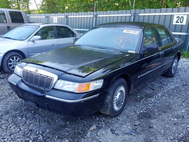 2MEFM74W3XX735278 - 1999 MERCURY GRAND MARQ BLACK photo 2