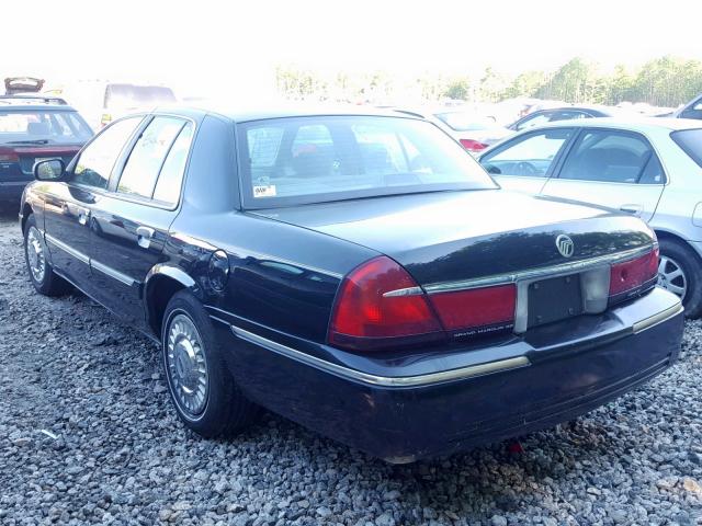 2MEFM74W3XX735278 - 1999 MERCURY GRAND MARQ BLACK photo 3