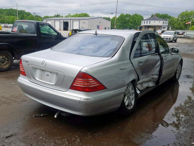 WDBNG75J53A328216 - 2003 MERCEDES-BENZ S 500 SILVER photo 4