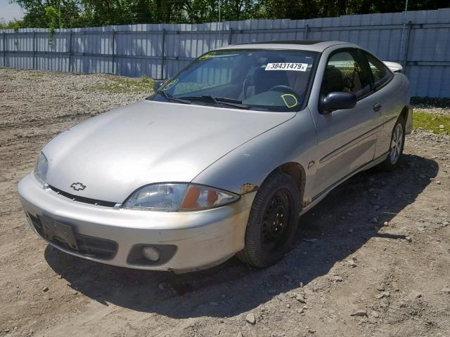 1G1JF12T5Y7205406 - 2000 CHEVROLET CAVALIER Z SILVER photo 2