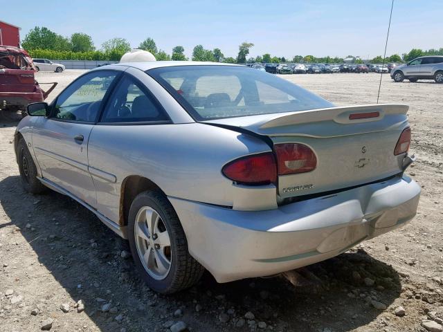 1G1JF12T5Y7205406 - 2000 CHEVROLET CAVALIER Z SILVER photo 3