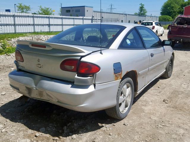 1G1JF12T5Y7205406 - 2000 CHEVROLET CAVALIER Z SILVER photo 4