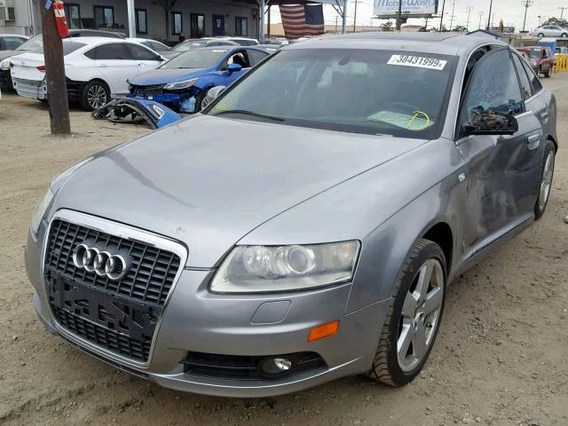 WAUAH74F78N059174 - 2008 AUDI A6 3.2 GRAY photo 2