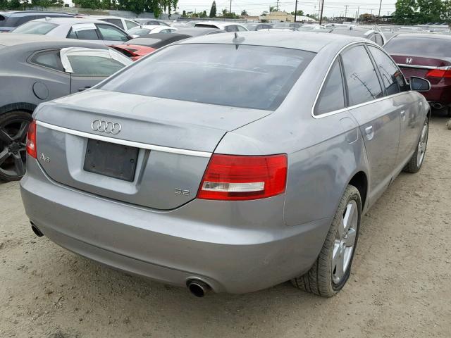 WAUAH74F78N059174 - 2008 AUDI A6 3.2 GRAY photo 4