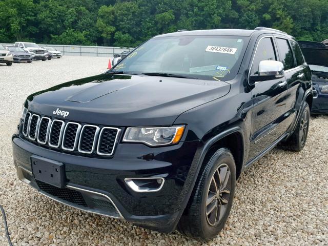 1C4RJEBG9HC634140 - 2017 JEEP GRAND CHER BLACK photo 2