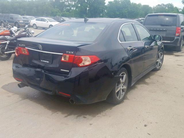 JH4CU2F88CC009749 - 2012 ACURA TSX SE BLACK photo 4