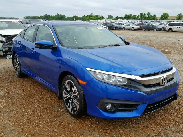 19XFC1F71HE013080 - 2017 HONDA CIVIC EXL BLUE photo 1