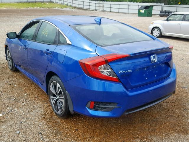 19XFC1F71HE013080 - 2017 HONDA CIVIC EXL BLUE photo 3