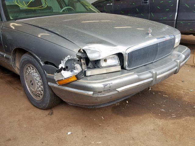 1G4CW52K8TH633094 - 1996 BUICK PARK AVENU GRAY photo 9