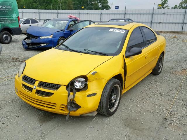 1B3ES76F23D217567 - 2003 DODGE NEON R/T YELLOW photo 2