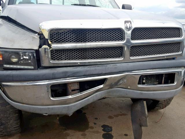 1B7KF23CXTJ109914 - 1996 DODGE RAM 2500 SILVER photo 9