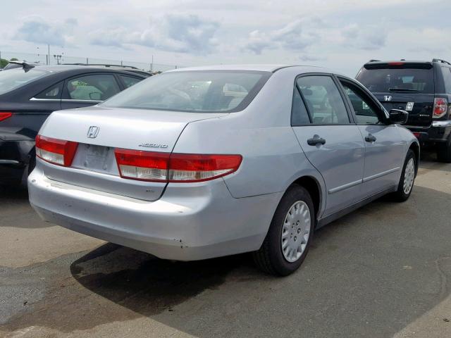 1HGCM56123A141294 - 2003 HONDA ACCORD DX SILVER photo 4