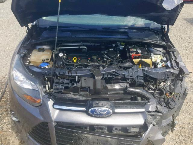 1FADP3J2XEL341495 - 2014 FORD FOCUS TITA GRAY photo 7