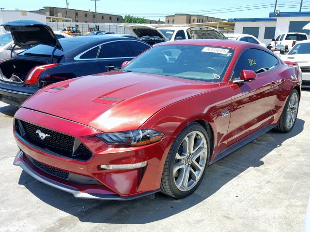 1FA6P8CF2J5146513 - 2018 FORD MUSTANG GT RED photo 2