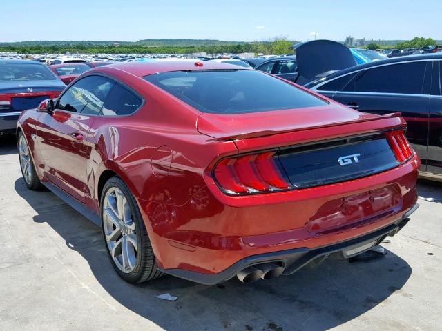 1FA6P8CF2J5146513 - 2018 FORD MUSTANG GT RED photo 3