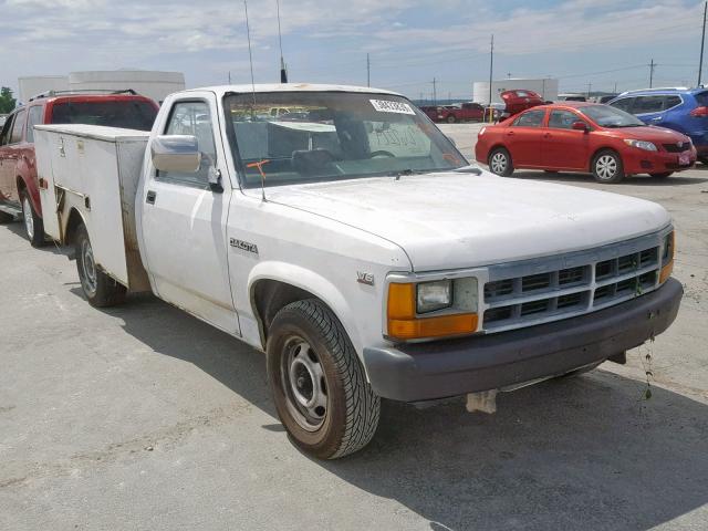 1B6HL26X7RS660018 - 1994 DODGE DAKOTA WHITE photo 1