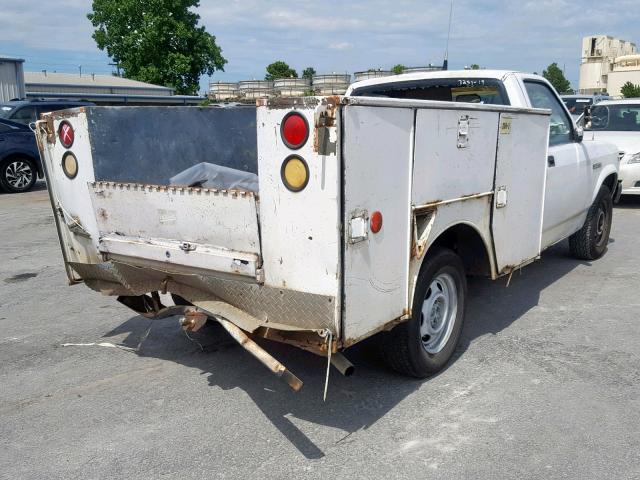 1B6HL26X7RS660018 - 1994 DODGE DAKOTA WHITE photo 4