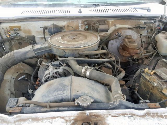 1B6HL26X7RS660018 - 1994 DODGE DAKOTA WHITE photo 7