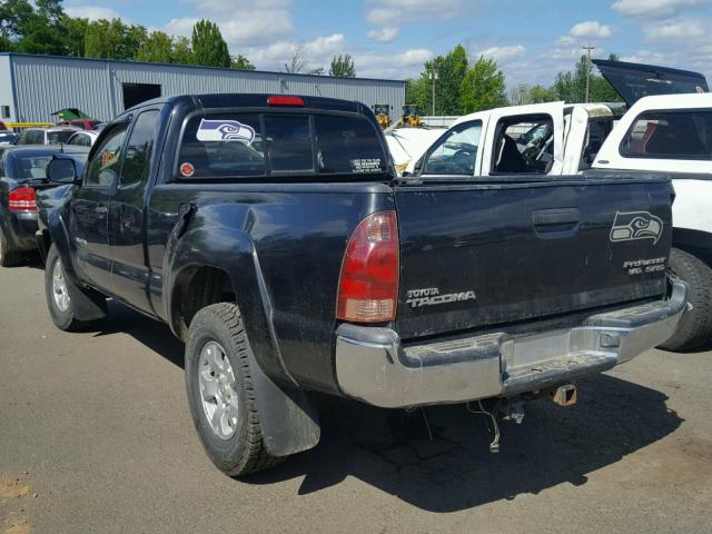 5TETU62N85Z109519 - 2005 TOYOTA TACOMA PRE BLACK photo 3