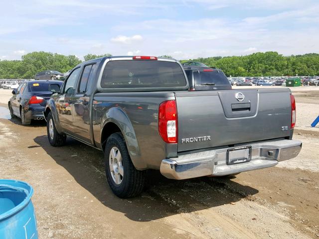 1N6AD09U37C429041 - 2007 NISSAN FRONTIER C GRAY photo 3