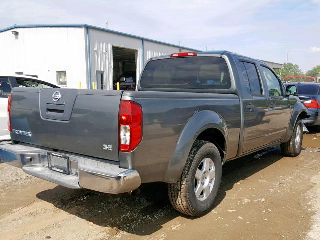 1N6AD09U37C429041 - 2007 NISSAN FRONTIER C GRAY photo 4