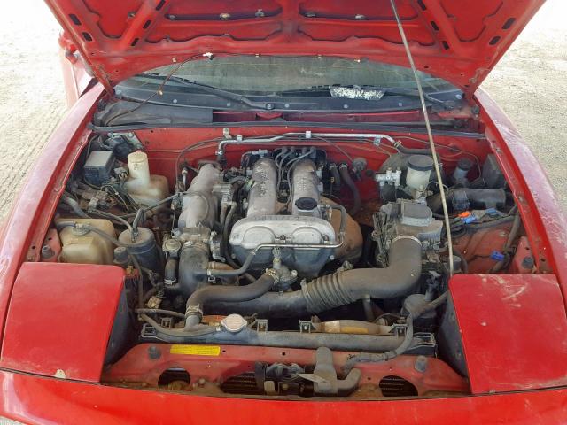 JM1NA3511M1238722 - 1991 MAZDA MX-5 MIATA RED photo 7