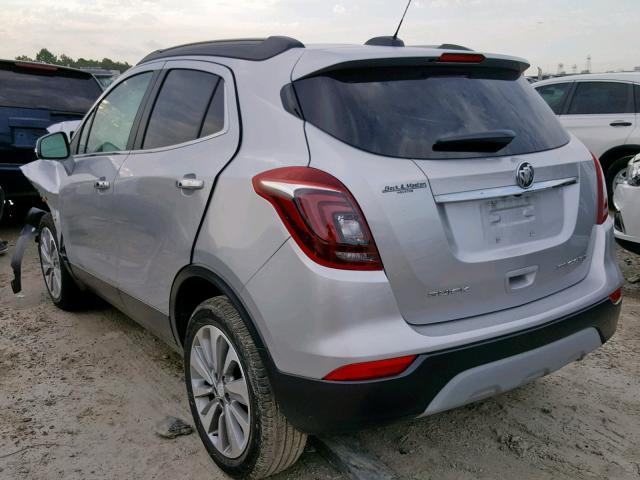 KL4CJASB1JB679999 - 2018 BUICK ENCORE PRE SILVER photo 3