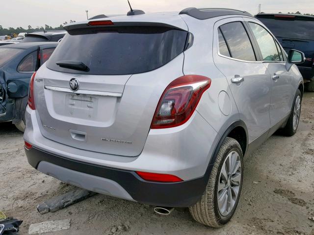 KL4CJASB1JB679999 - 2018 BUICK ENCORE PRE SILVER photo 4