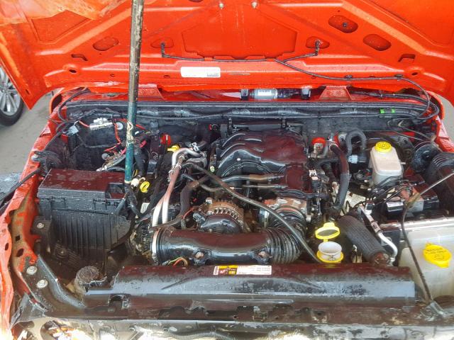 1C4GJWAG7FL528653 - 2015 JEEP WRANGLER S წითელი ფოტო 7