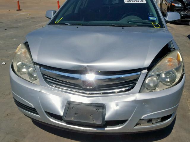 1G8ZV57B79F157994 - 2009 SATURN AURA XR SILVER photo 9