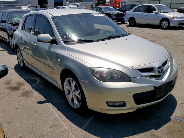 JM1BK344381106269 - 2008 MAZDA 3 HATCHBAC GREEN photo 1