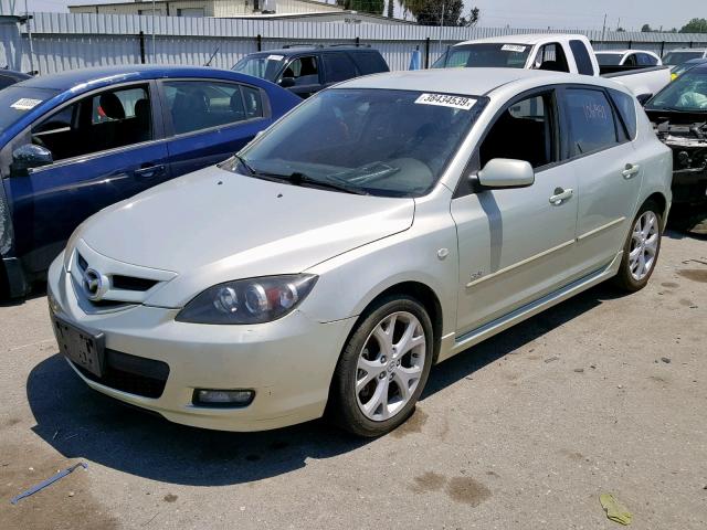 JM1BK344381106269 - 2008 MAZDA 3 HATCHBAC GREEN photo 2