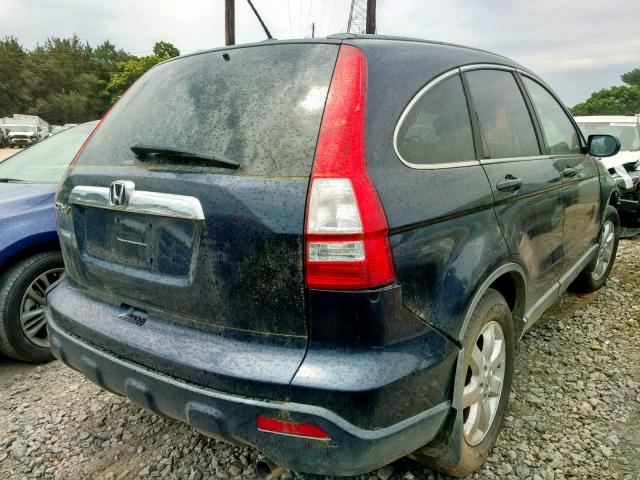 5J6RE48758L026700 - 2008 HONDA CR-V EXL BLUE photo 4