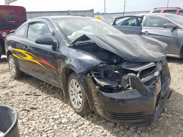 1G1AL18H597119705 - 2009 CHEVROLET COBALT LT BLACK photo 1