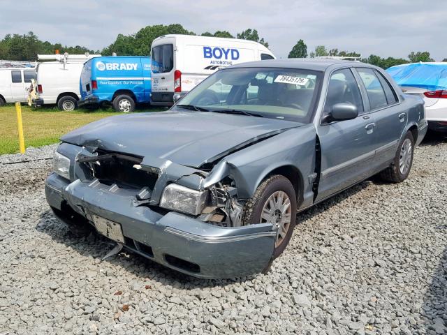 2MEFM74VX6X617833 - 2006 MERCURY GRAND MARQ TEAL photo 2