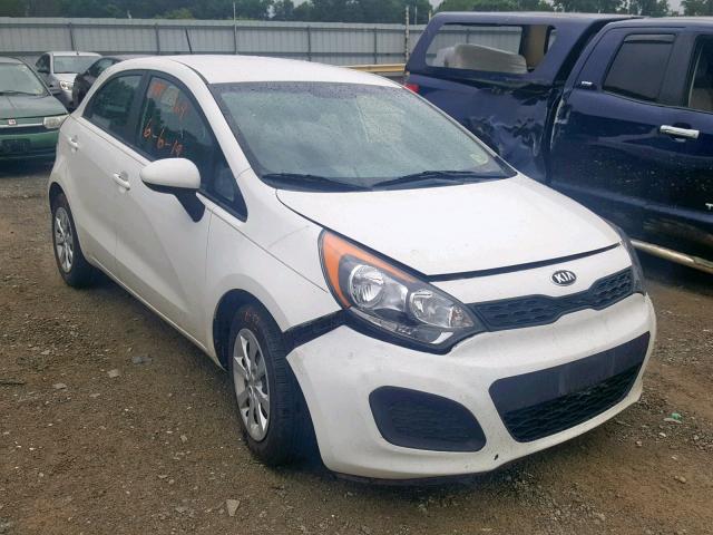 KNADM5A36D6248832 - 2013 KIA RIO LX WHITE photo 1