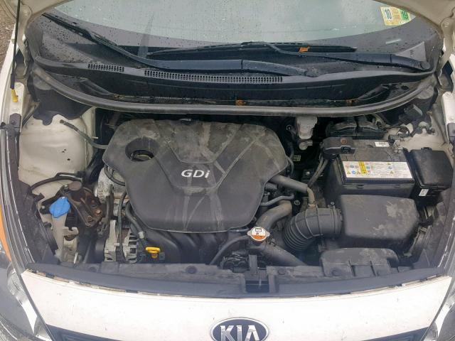 KNADM5A36D6248832 - 2013 KIA RIO LX WHITE photo 7