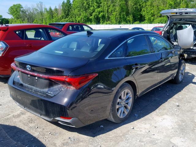 4T1B21FB0KU001481 - 2019 TOYOTA AVALON XLE BLACK photo 4