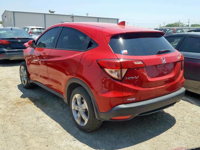 3CZRU5H53GM752477 - 2016 HONDA HR-V EX RED photo 3