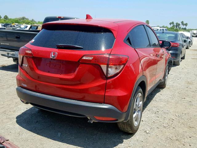 3CZRU5H53GM752477 - 2016 HONDA HR-V EX RED photo 4