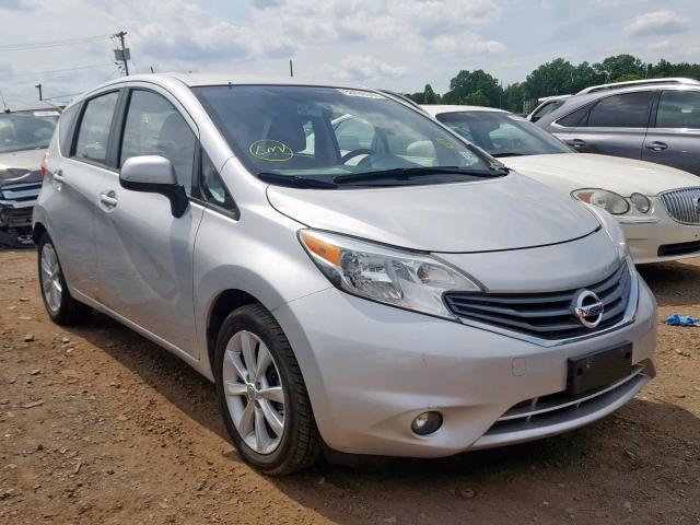 3N1CE2CP0EL366329 - 2014 NISSAN VERSA NOTE SILVER photo 1